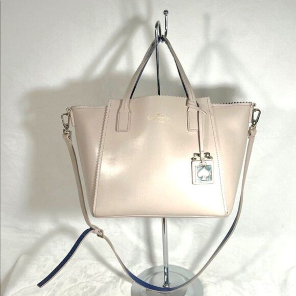 Kate Spade Light Cream Satchel Bag - Picture 1 of 16